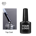 CCO factory non-cleaning top coat good price nail printer 7.3ml gel nail top coat base coat